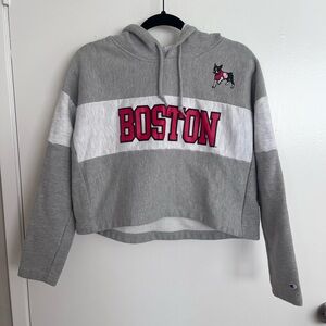 BU Cropped Hoodie